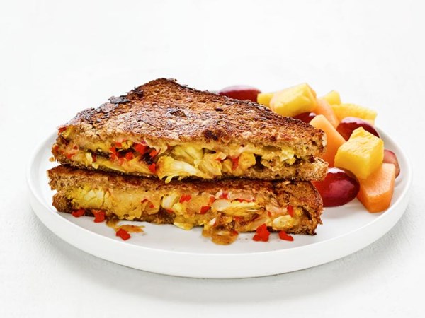 Curried cauliflower melts 