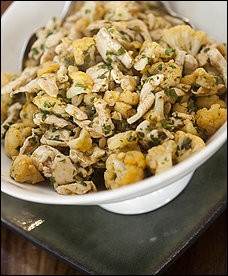 Curried chicken and cauliflower stir-fry