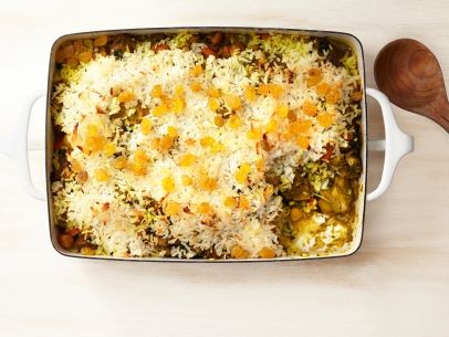 Curried chicken and rice casserole