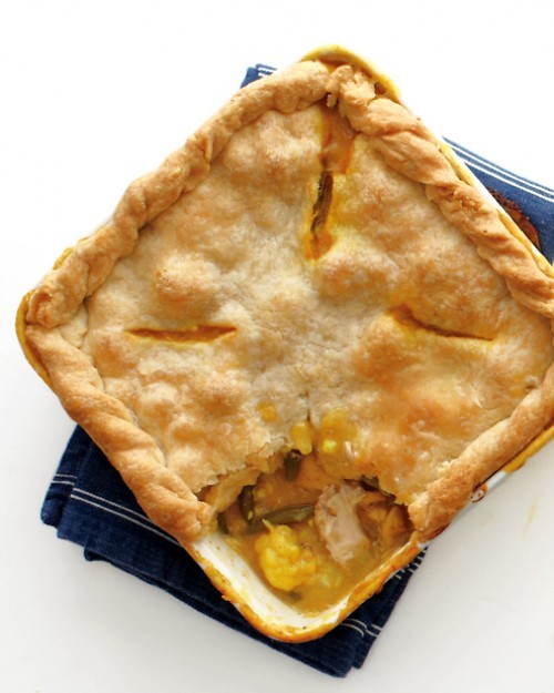 Curried chicken potpie