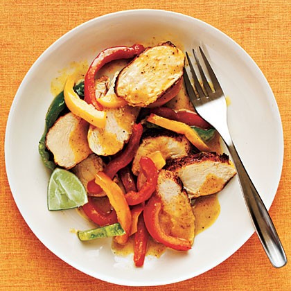 Curried chicken sauté