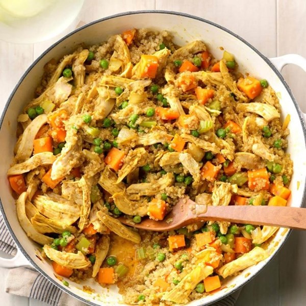 Curried chicken skillet
