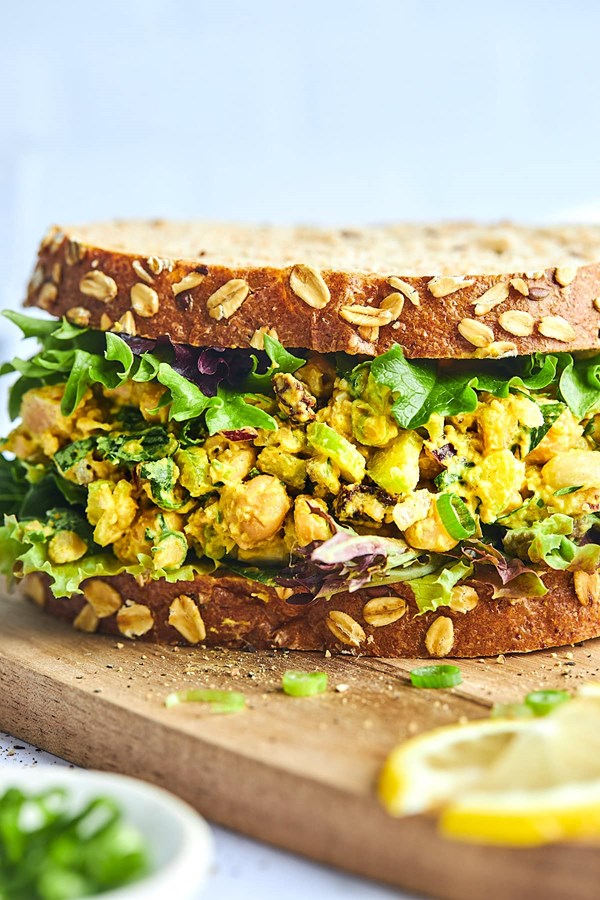 Curried chickpea salad