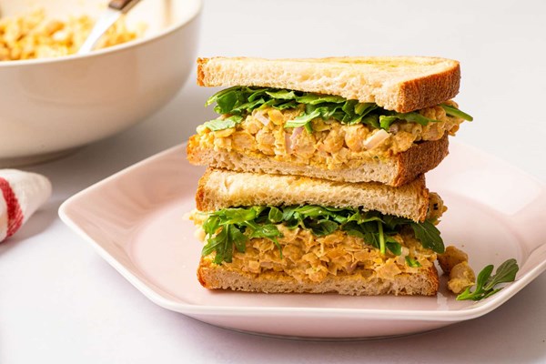 Curried chickpea salad