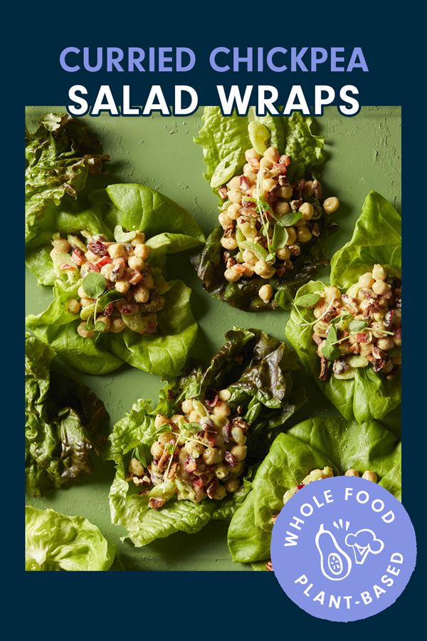 Curried chickpea salad wraps [curried salad dressing]