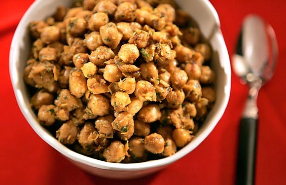 Curried chickpeas from Joan's on Third