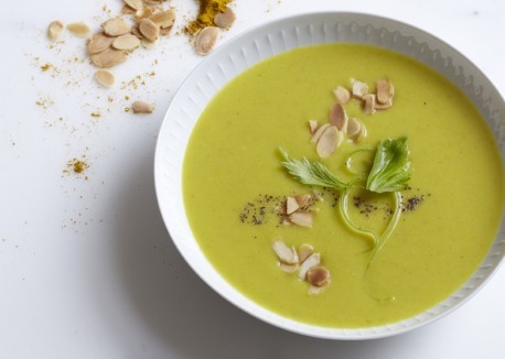 Curried cream of celery soup