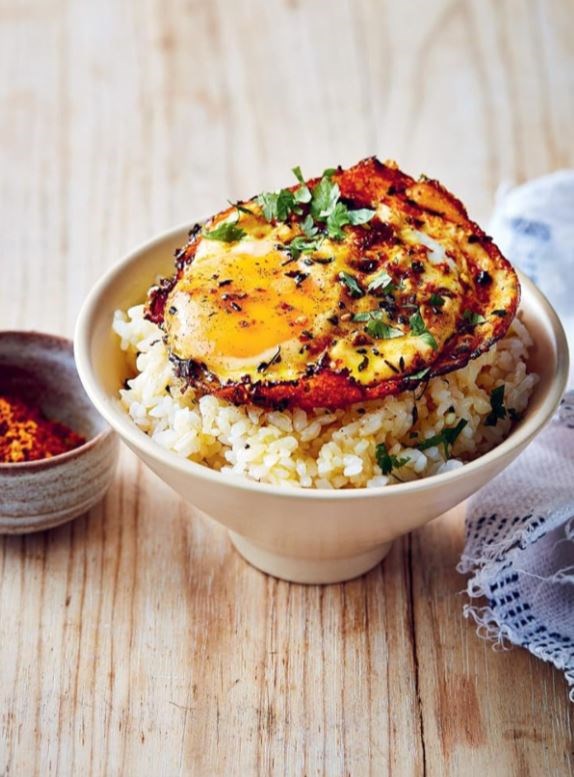 Curried egg furikake