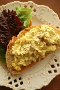 Curried egg salad