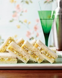 Curried-egg tea sandwiches