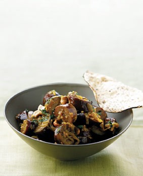 Curried eggplant
