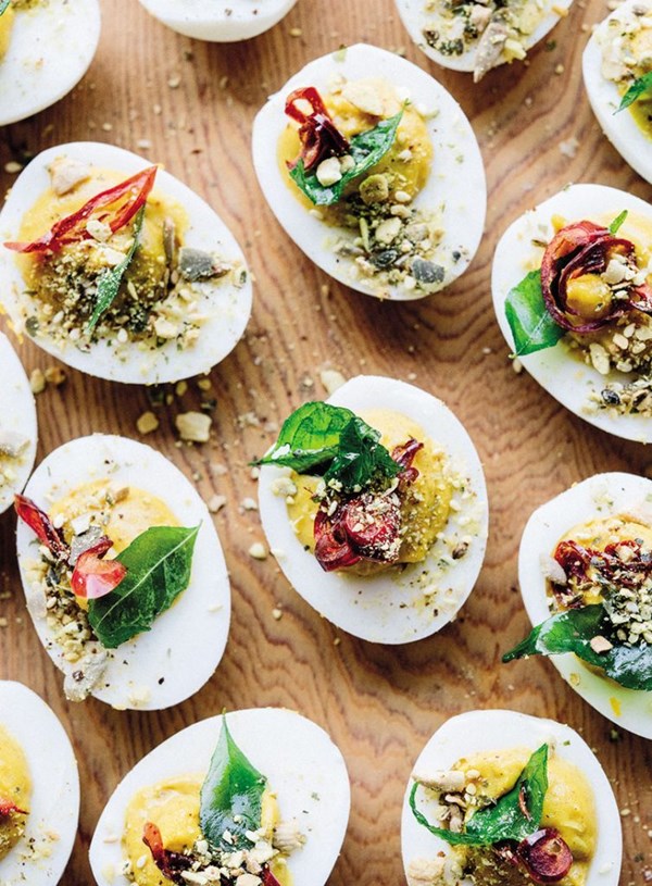 Curried eggs