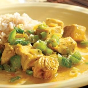 Curried fish