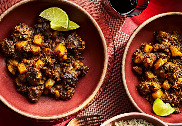 Curried goat
