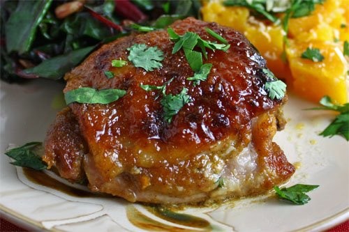 Curried honey Dijon roasted chicken
