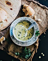 Curried kabocha squash soup