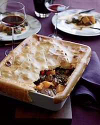 Curried lamb potpie