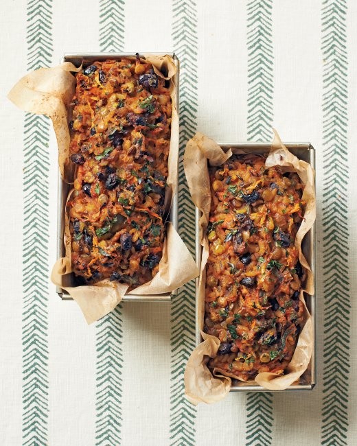 Curried lentil-and-rice loaves