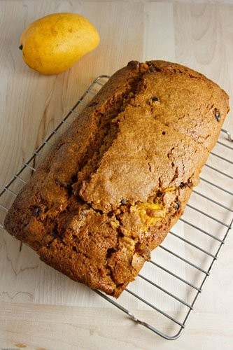 Curried mango bread