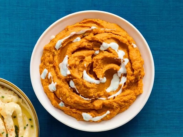 Curried mashed sweet potatoes