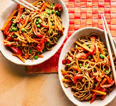 Curried noodles