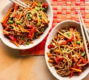Curried noodles
