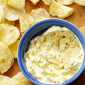 Curried onion dip