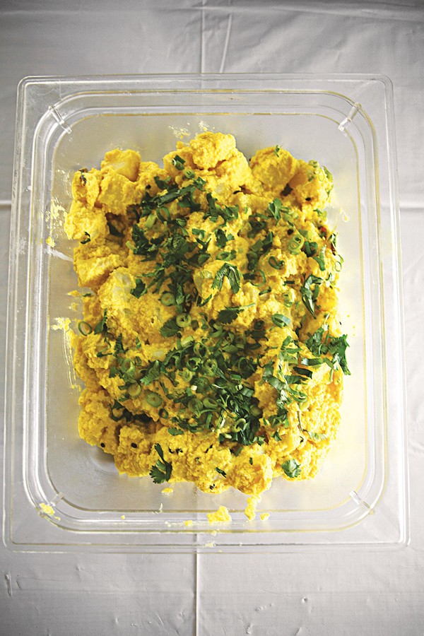 Curried potato salad