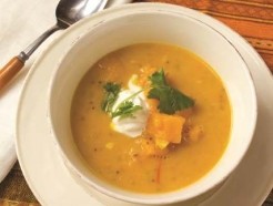 Curried pumpkin soup