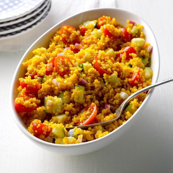 Curried quinoa salad