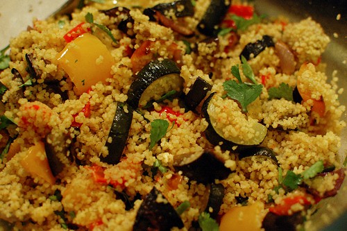 Curried roast vegetable couscous