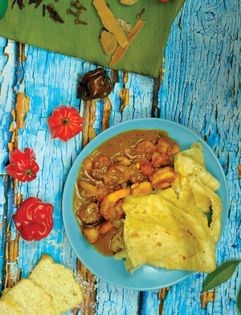 Curried shrimp