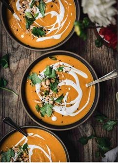 Curried squash and coconut [soup]