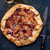 Curried squash galette