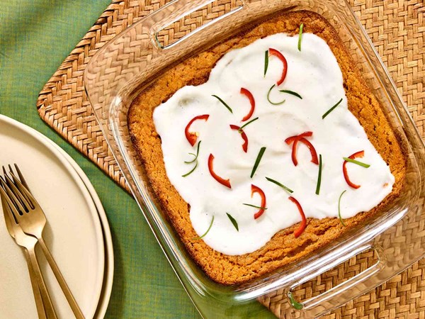 Curried squash soufflé (Hor mok)