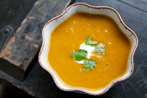 Curried squash soup