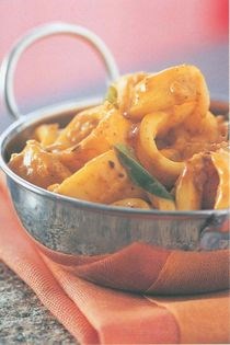 Curried squid