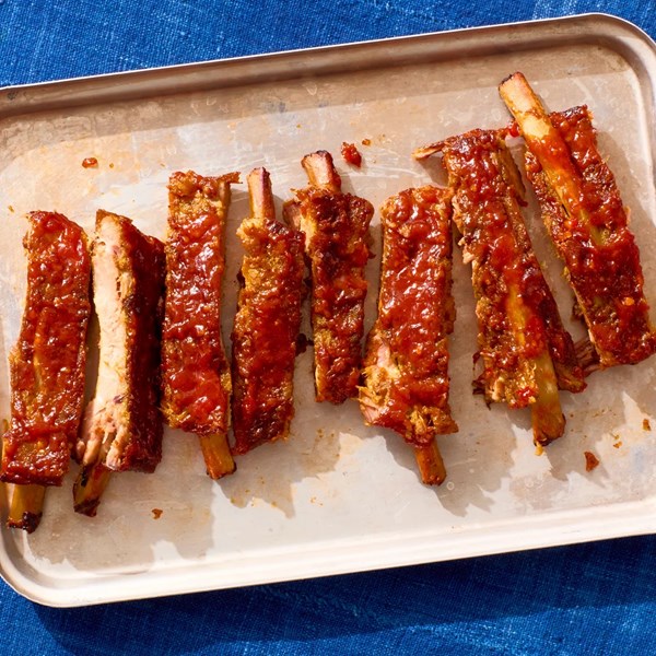 Curried sweet chili ribs 