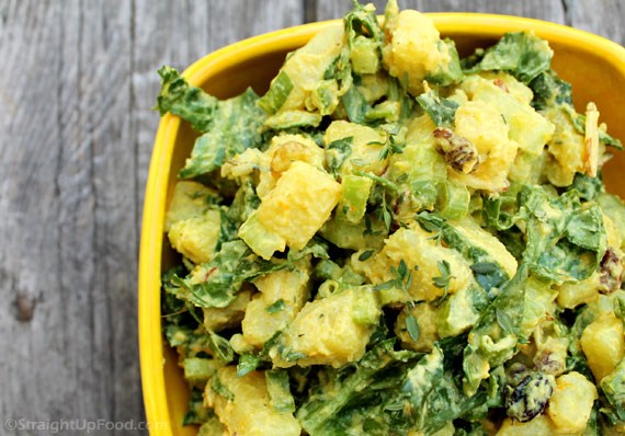 Curried sweet potato salad