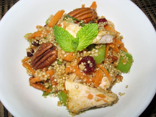 Curried turkey and quinoa salad
