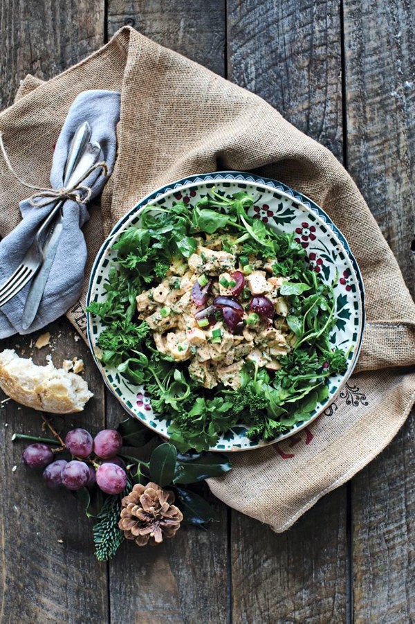 Curried turkey salad