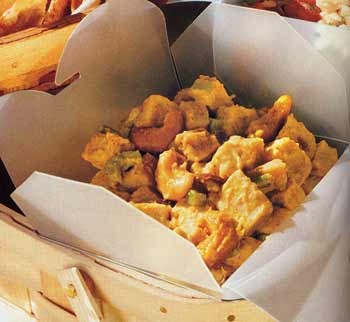 Curried turkey salad with cashews