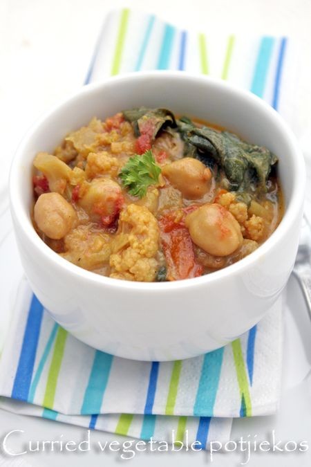 Curried vegetable potjiekos