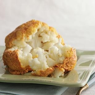 Curried whole cauliflower