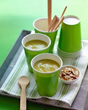 Curried zucchini soup