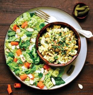 Curry chicken-salad salad