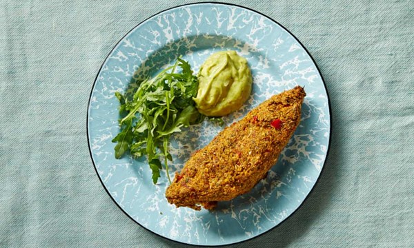 Curry-crusted sweet potatoes