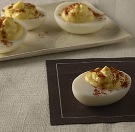 Curry deviled eggs