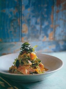 Curry fish salad