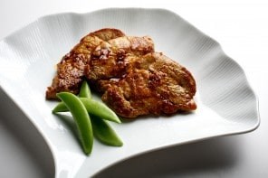 Curry-glazed pork
